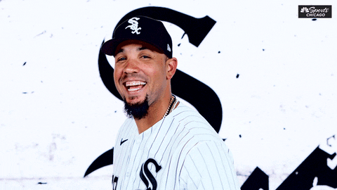 Jose Abreu White Sox Laugh GIF
