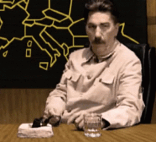Joseph Stalin Soviet Leader Angry Talk GIF