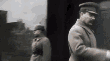 Joseph Stalin Walking Salute Soldiers GIF