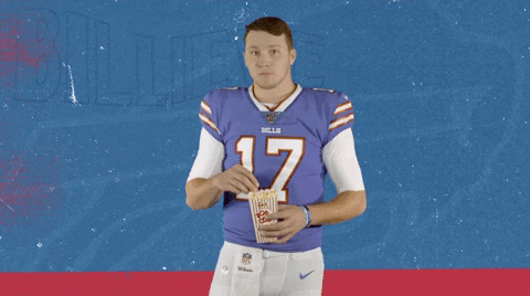 Josh Allen Eating Popcorn GIF