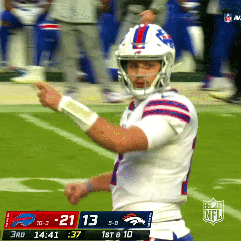 Josh Allen Flirty Winky Face GIF