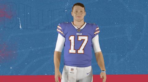 Josh Allen Moving His Head GIF