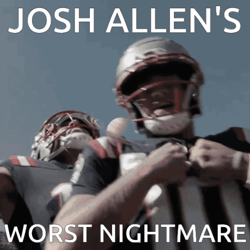 Josh Allen's Worst Nightmare Football Player GIF