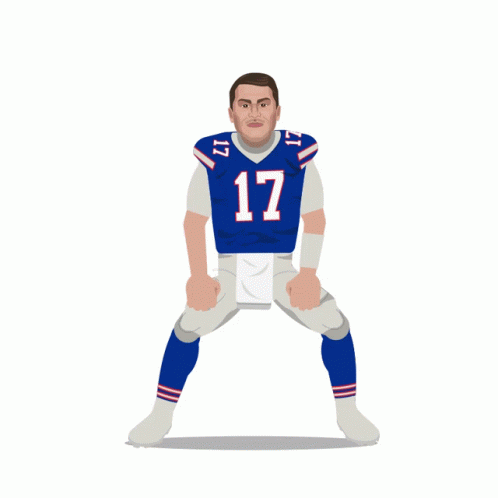 Josh Allen Screaming Animation GIF