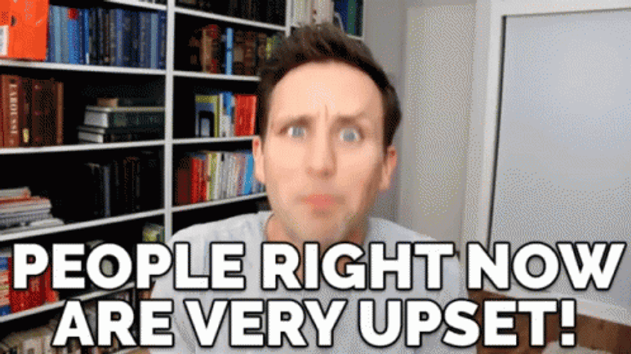 Josh Sundquist Saying People Are Upset Right Now GIF
