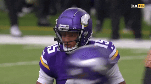 Joshua Dobbs Crossing Arms Minnesota Vikings GIF