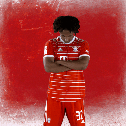 Joshua Zirkzee Head Down Look Up GIF