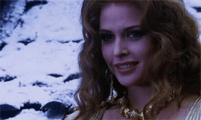Josie Maran Dracula Smile GIF