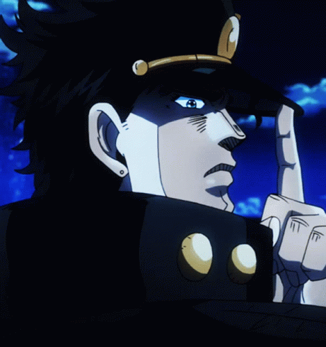 Jotaro Kujo Hat Tilt GIF