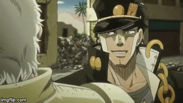 Jotaro Kujo Smirk Smile GIF