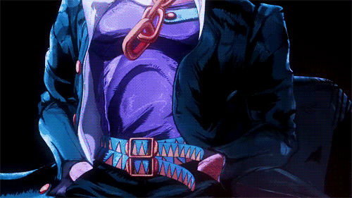 Jotaro Kujo Star Platinum Punch GIF