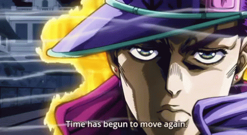 Jotaro Kujo Time Has Begun GIF