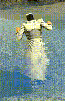 Jotaro Kujo Water Dancing GIF