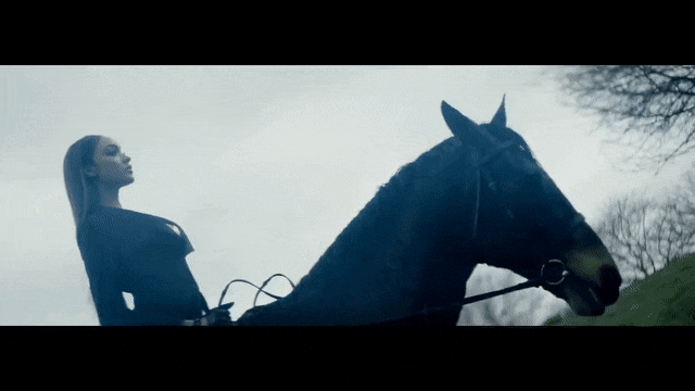 Jourdan Dunn Horseback Riding GIF