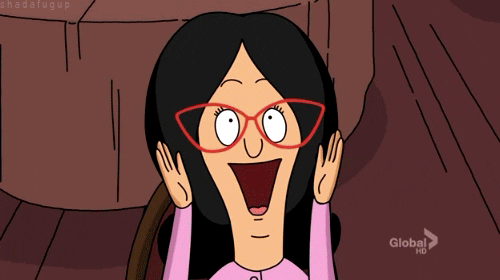 Joy Happy Fan Girl Bob's Burgers GIF