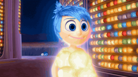 Joy Inside Out Holding Memory Balls GIF