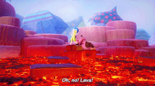 Joy Jumping Over Lava GIF