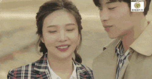 Joy Red Kiss On Cheek GIF