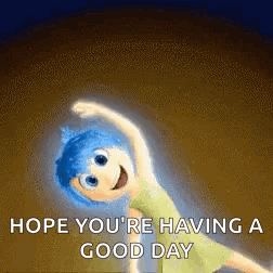Joy Yoga Saying Hope You're Having Good Day GIF