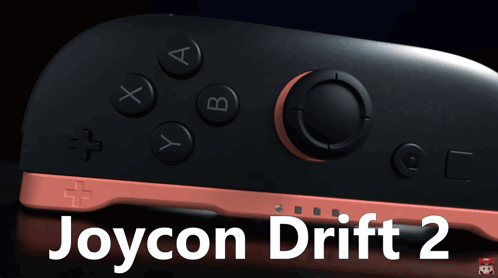 Joycon Drift 2 Controller Next to Nintendo Switch