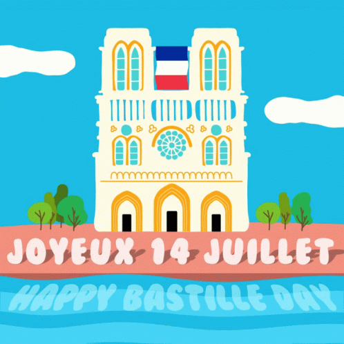 Joyeux 14 Juillet Bastille Day GIF