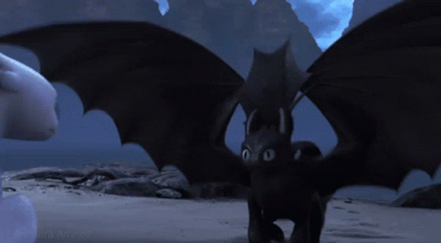 Joyful Jumping Toothless Meme GIF