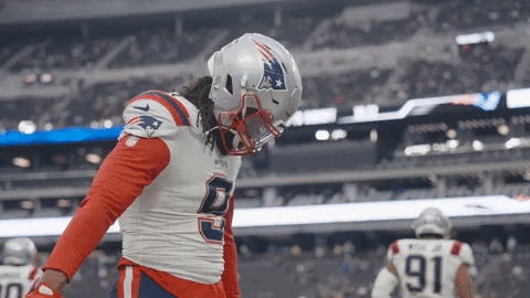 Joyful Matthew Judon Dancing Walking GIF