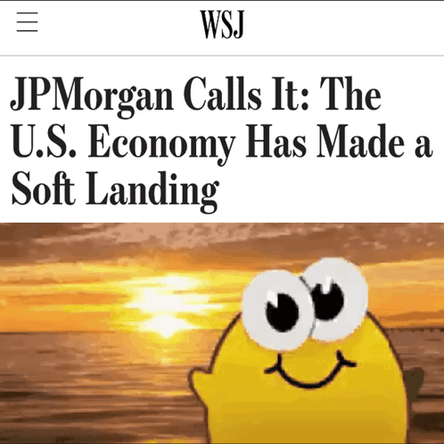 JP Morgan Calls Soft Landing For US Economy GIF