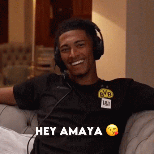 Jude Bellingham Flying Kiss GIF