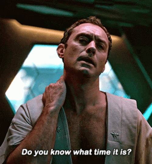 Jude Law It Is Time GIF
