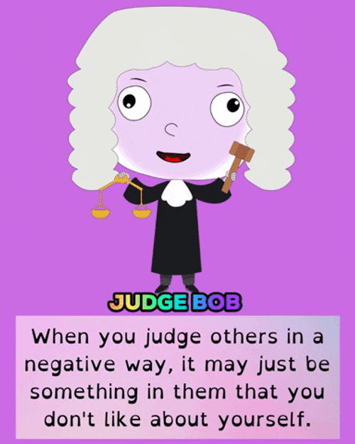 Judge Bob Big Head Message GIF