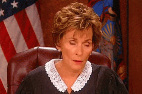 Judge Judy Eye Roll GIF