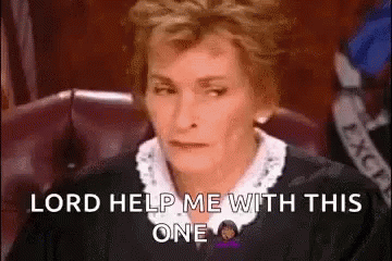 Judge Judy Stressed Facepalm GIF