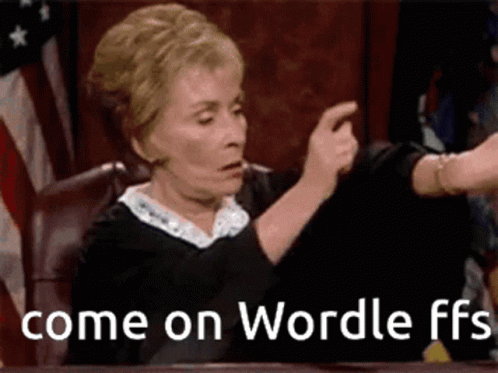 Judge Judy Time Come On Wordle GIF