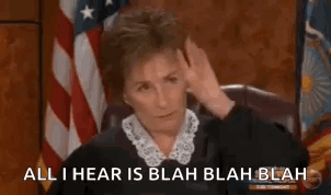 Judge Sitting in Front of American Flag