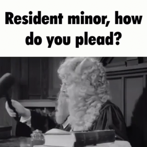 Judge with Resident Minor How Do You Plead