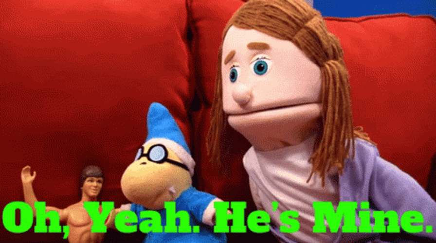Judith The Puppet  Asserting Mine GIF