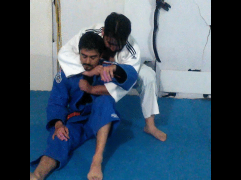 Judo Choke GIF