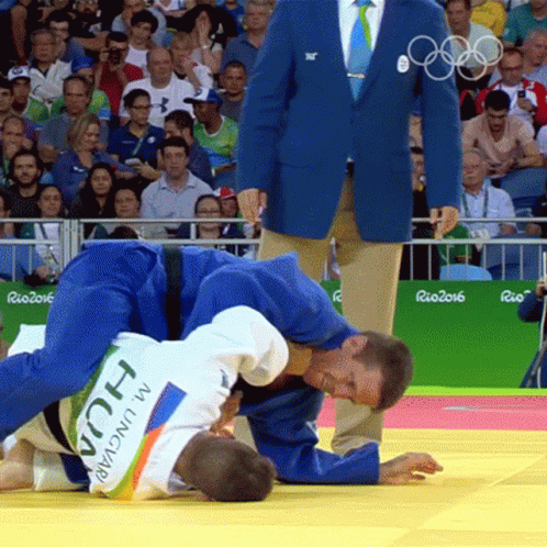 Judo Match at Rio 2016 Olympics