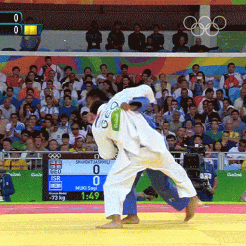 Judo Takedown Olympics Lasha Shavdatuashvli GIF