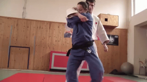 Judo Throw Practice GIF