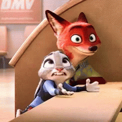 Judy And Nick Zootopia Facepalm Meme GIF