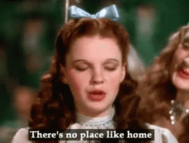 Judy Garland Theres No Place Like Home GIF
