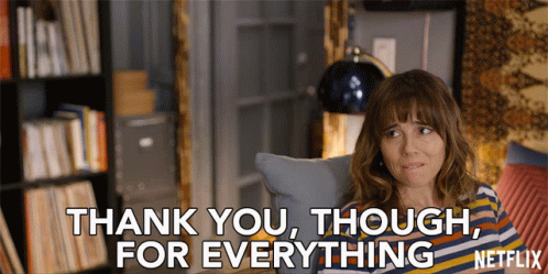 Judy Hale Thank You For All You Do GIF