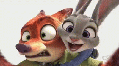 Judy Hopps And Nick Wilde Selfies GIF