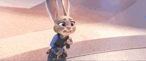 Judy Hopps Pleading To Clawhauser GIF