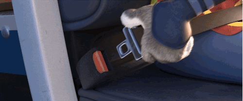 Judy Hopps Riding Mobile Patrol GIF
