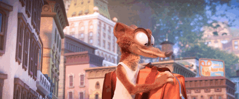 Judy Hopps Throwing Donut GIF