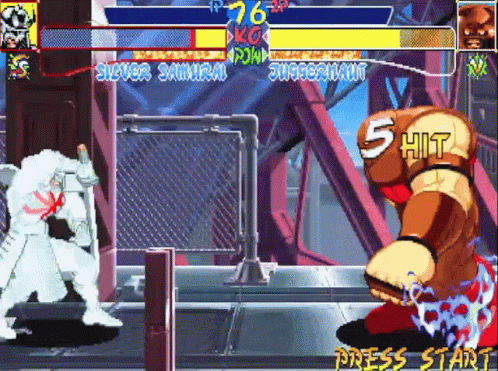 Juggernaut Versus Silver Samurai GIF