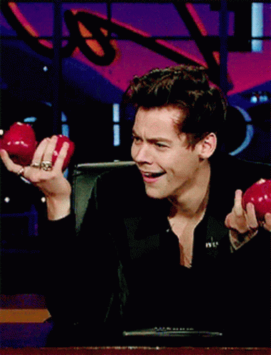 Harry Styles Juggling Balls GIF